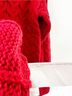 Mango 100% Acrylic Print Red Pullover Sweater Size S - photo 6