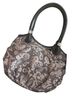 Brighton Floral Black White Leather Tote One size - photo 1