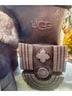 Ugg 100% Suede Black Brown Boots Size 8 1/2 - photo 4