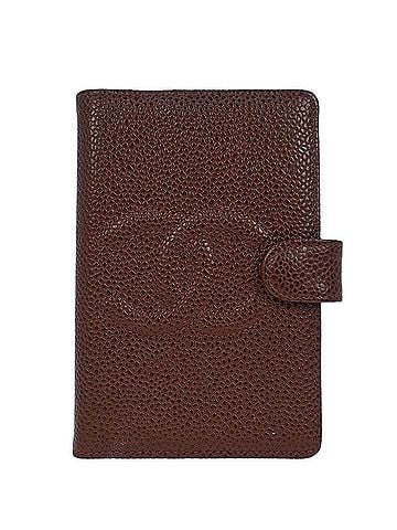 Chanel Cc Bifold Quilted Caviar Brown Leather Wallets Accessory (view 1)