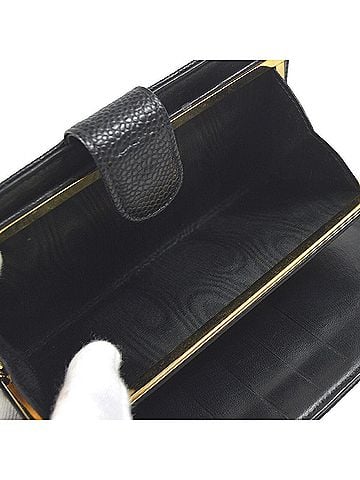 Chanel Timeless Cc French Caviar Black Leather Wallets Accessory (view 2)