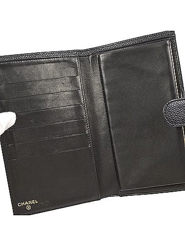 Chanel Timeless Cc French Caviar Black Leather Wallets Accessory (view 2)