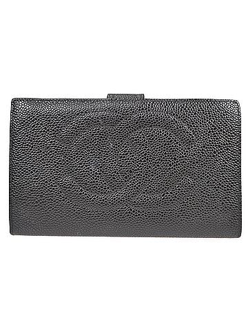 Chanel Timeless Cc French Caviar Black Leather Wallets Accessory (view 1)