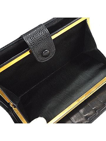 Chanel Timeless Cc French Caviar Black Leather Wallets Accessory (view 2)