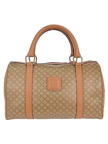 Céline Vintage Duffle Canvas And Leather Beige Pvc Travel Bag Bag (view 1)