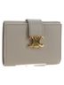 Céline 100% Leather Solid Tan Triomphe Trifold Leather Beige Leather Wallets Accessory One size - photo 1