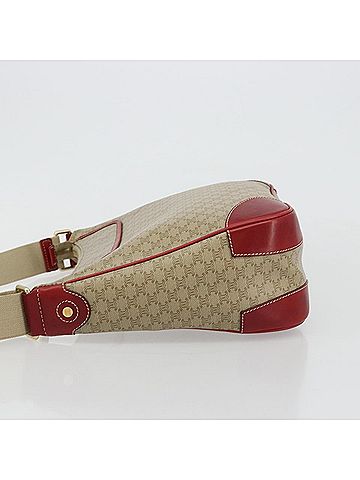 Céline Macadam Shoulder Pvc Leather Beige Canvas Shoulder Bag Bag (view 2)