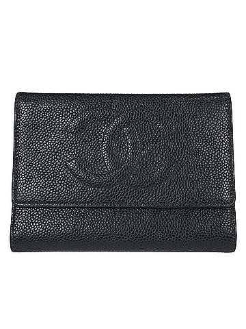 Chanel Timeless Cc French Caviar Black Calfskin Wallets Accessory (view 1)
