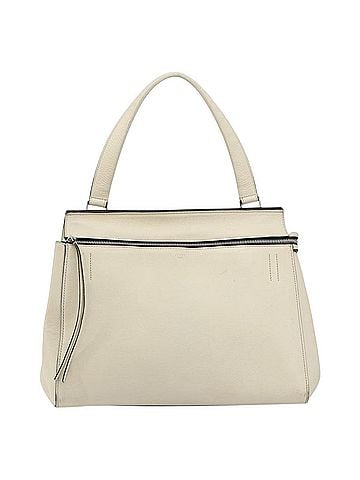 Céline Edge Leather White Leather Handbag (view 1)