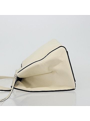 Céline Edge Leather White Leather Handbag (view 2)