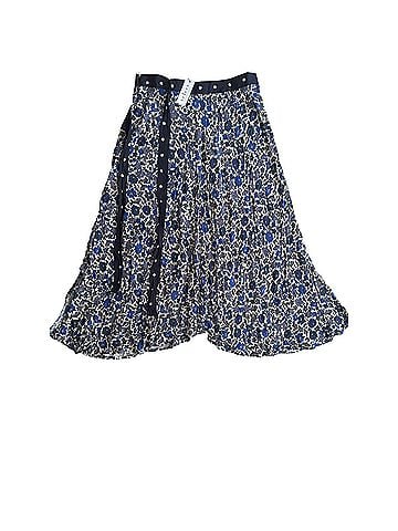 Velvet flowy skirt with cut on the side or back and front depending on how you wear it. Casual Skirt (view 1)