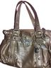 Kathy Van Zeeland Gold Leather Hobo One size - photo 1