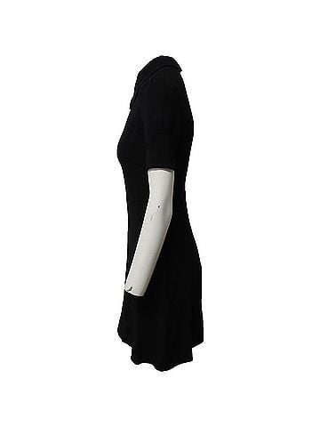 Stella McCartney Stella Mccartney Blair Keyhole Mini Dress in Black Viscose (view 2)