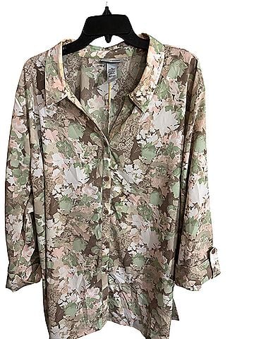 Catherines Long Sleeve Button-Down Shirt (view 1)