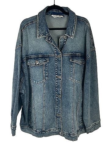 Ulla Popken Studio Untold Denim Jacket (view 1)