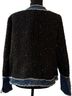 Nanette Lepore 92% Polyester 4% Acrylic 3% Nylon 1% Rayon 100% Cotton 98% Polyester 2% Spandex Black Blue Jacket Size L - photo 2