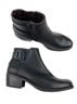 B.O.C 100% Faux Leather Black Ankle Boots Size 9 - photo 1