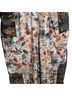 Pol 100% Cotton Floral Multi Color Ivory Overalls Size S - photo 7