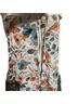 Pol 100% Cotton Floral Multi Color Ivory Overalls Size S - photo 5