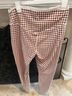 JoyLab Checkered-gingham Red White Burgundy Leggings Size L - photo 4