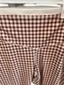 JoyLab Checkered-gingham Red White Burgundy Leggings Size L - photo 2