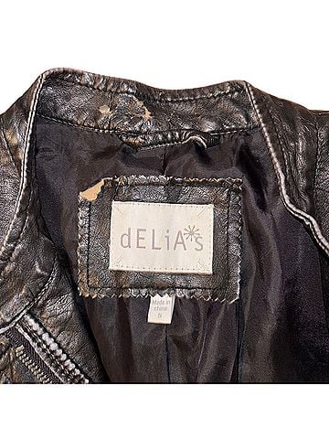Delia's Faux Leather Jacket (view 2)