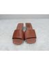 Chocolat Blu 100% Leather Solid Brown Sandals Size EU 39 - photo 4