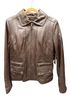 A.n.a 100% Lambskin Brown Leather Jacket Size L - photo 1