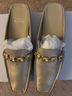 Stuart Weitzman Gold Mule/Clog Size 8 1/2 - photo 3