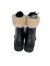 Coach 100% Patent Leather Black White Boots Size 8 1/2 - photo 2