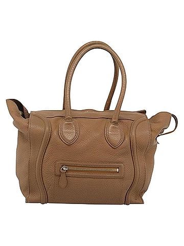 Céline Luggage Grainy Leather Brown Leather Tote Bag Bag (view 1)