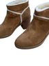 Ugg 100% Suede Brown Ivory Ankle Boots Size 6 1/2 - photo 8