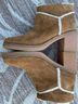 Ugg 100% Suede Brown Ivory Ankle Boots Size 6 1/2 - photo 9