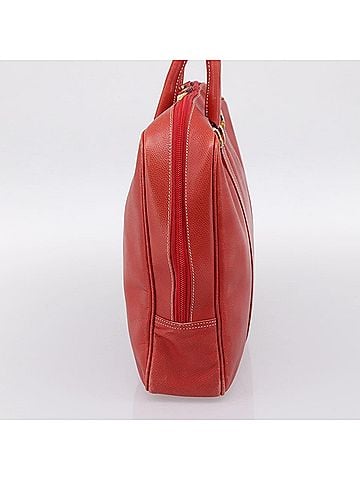 Loewe Anagram Business Leather Red Leather Briefcase Bag (view 2)