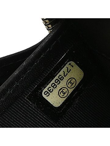 Chanel Zip Around Organizer Quilted Caviar Black Leather Wallets Accessory (view 2)