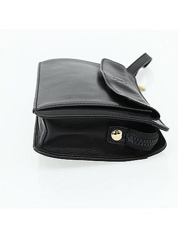 Céline Zip Clutch Leather Black Leather Clutche &amp; Pouche Bag (view 2)