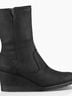 Ugg 100% Leather Black Boots Size 6 1/2 - photo 5