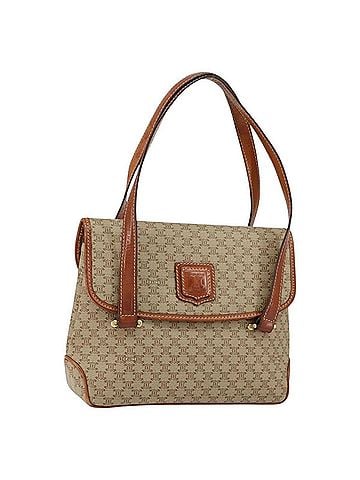 Céline Vintage Macadam Canvas And Leather Beige Canvas Handbag (view 1)