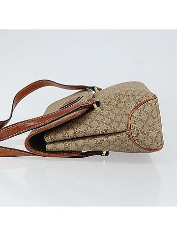 Céline Vintage Macadam Canvas And Leather Beige Canvas Handbag (view 2)