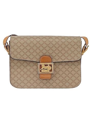 Céline Macadam Canvas Beige Canvas Shoulder Bag Bag (view 1)