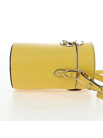 Miu Miu Vintage Leather Yellow Leather Handbag (view 2)
