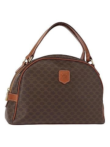 Céline Macadam Canvas Brown Canvas Handbag (view 1)