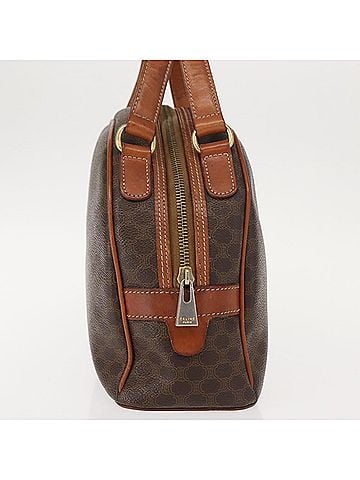 Céline Macadam Canvas Brown Canvas Handbag (view 2)