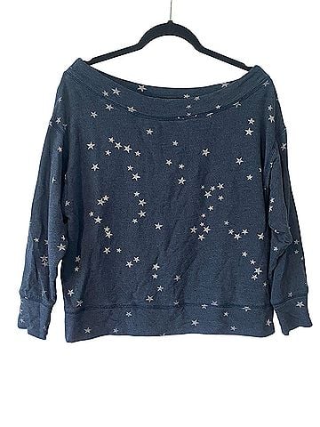 Sundry Off the Shoulder Star Print Top Long Sleeve Top (view 2)