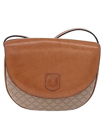 Céline Macadam Canvas Beige Canvas Shoulder Bag Bag (view 1)