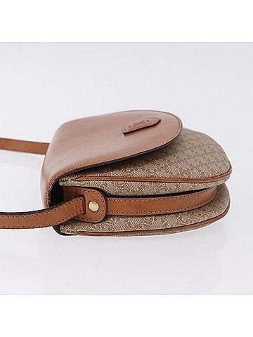 Céline Macadam Canvas Beige Canvas Shoulder Bag Bag (view 2)