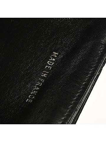 Chanel Envelope Gusset Chevron Lambskin Black Leather Wallets Accessory (view 2)