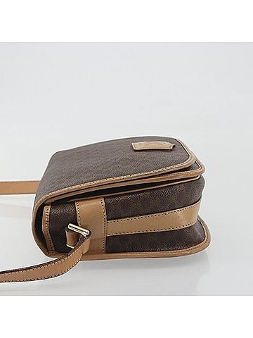 Céline Macadam Canvas Brown Canvas Shoulder Bag Bag (view 2)