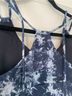 Wildfox Tie-dye Blue White Sports Bra Size L - photo 3