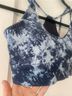 Wildfox Tie-dye Blue White Sports Bra Size L - photo 5